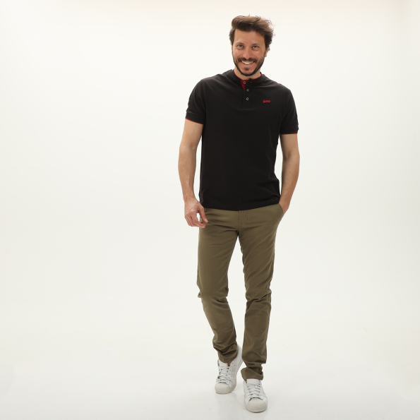 Ανδρικό t-shirt BATTERY 10241006 μαύρο Ανδρικά