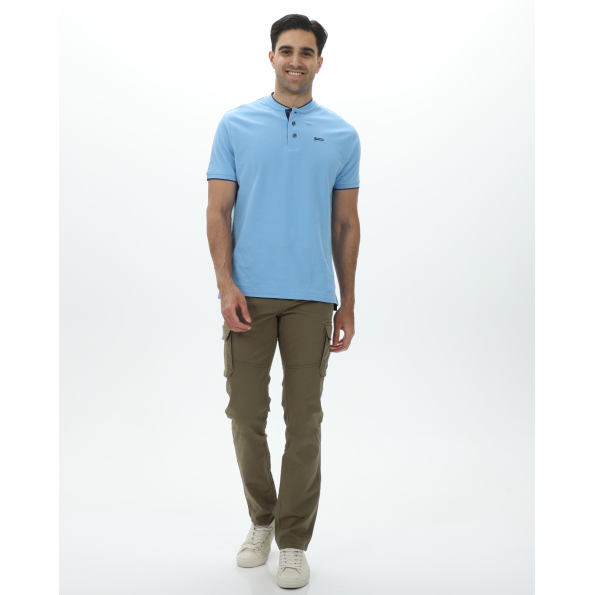 Ανδρικό t-shirt BATTERY 10241006 γαλάζιο Ανδρικά