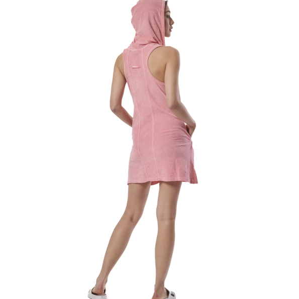 Γυναικείο mini φόρεμα BODY ACTION 041418-01 ροζ