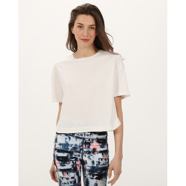 Γυναικείο t-shirt DKNY D2A4A088 λευκό