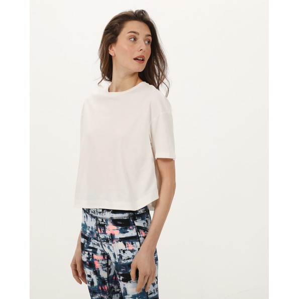 Γυναικείο t-shirt DKNY D2A4A088 λευκό