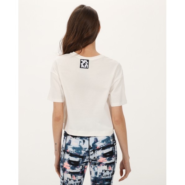 Γυναικείο t-shirt DKNY D2A4A088 λευκό