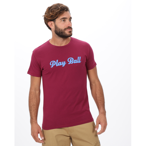 Ανδρικό t-shirt VAN HIPSTER 72122 μπορντό