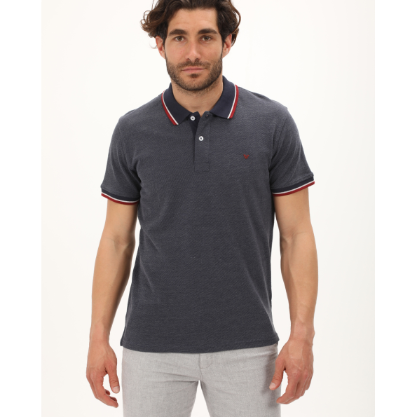 Aνδρική polo μπλούζα VAN HIPSTER 72253 μπλε