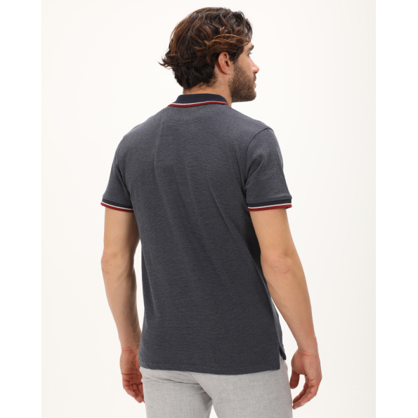 Aνδρική polo μπλούζα VAN HIPSTER 72253 μπλε 