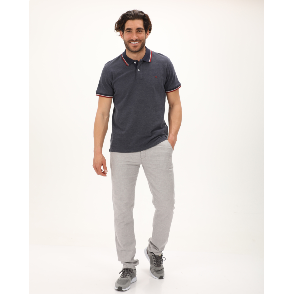 Aνδρική polo μπλούζα VAN HIPSTER 72253 μπλε 