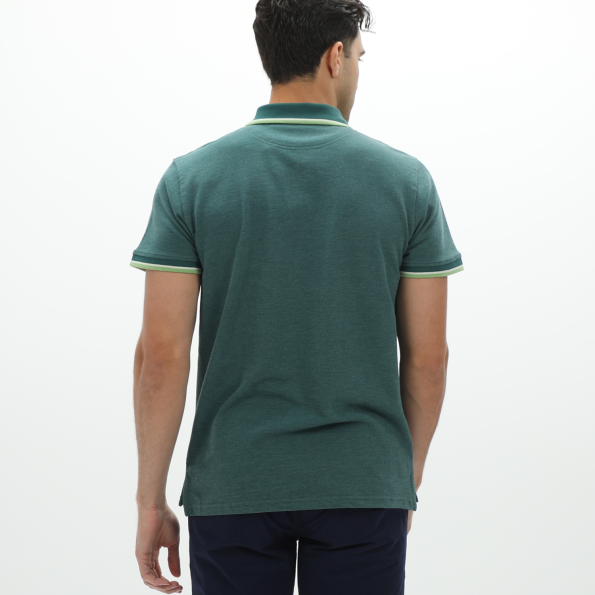 Ανδρική polo μπλούζα VAN HIPSTER 72253 πράσινη