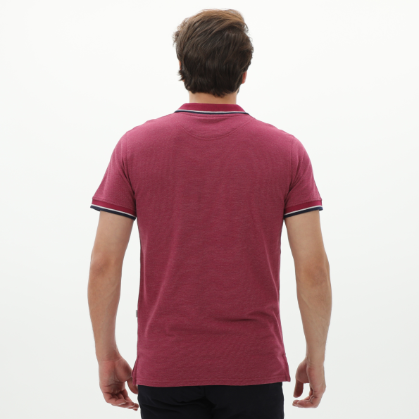 Ανδρική polo μπλούζα VAN HIPSTER 72253 μοβ Ανδρικά