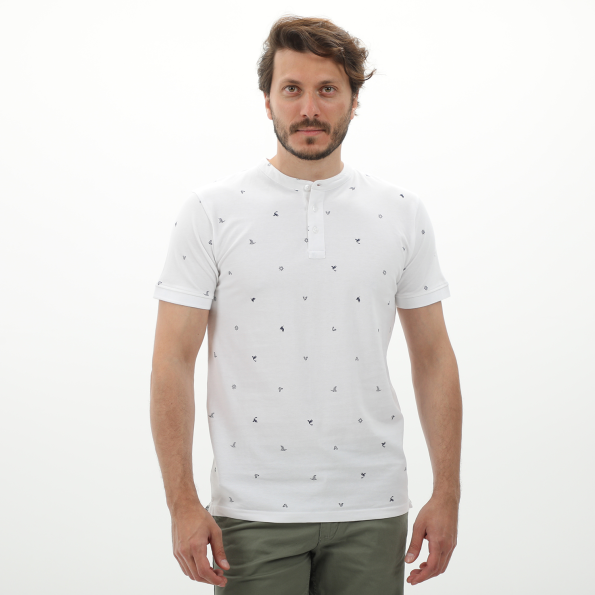Ανδρικό t-shirt VAN HIPSTER 72255 λευκό