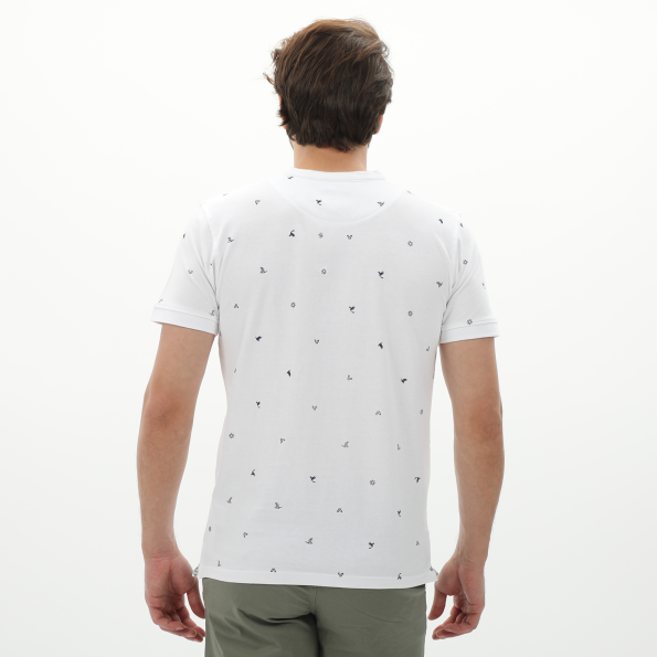 Ανδρικό t-shirt VAN HIPSTER 72255 λευκό Ανδρικά