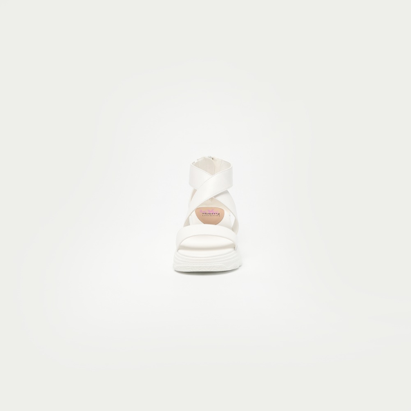 Γυναικεία πέδιλα flatforms LOVEBERRY JB ZITA 09 λευκά Γυναικεία