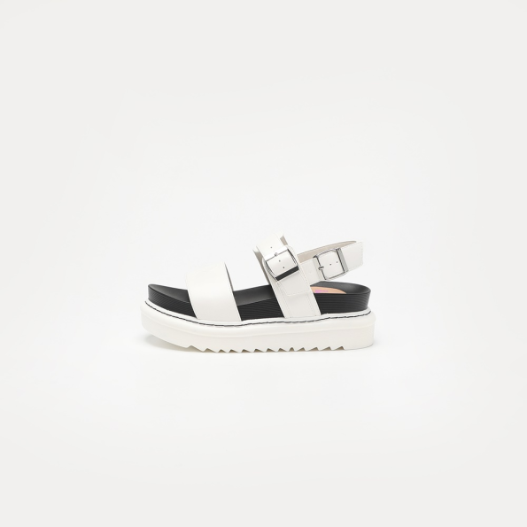 Γυναικεία πέδιλα flatforms LOVEBERRY JB ZITA 19 λευκά