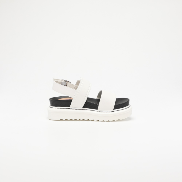 Γυναικεία πέδιλα flatforms LOVEBERRY JB ZITA 19 λευκά Γυναικεία