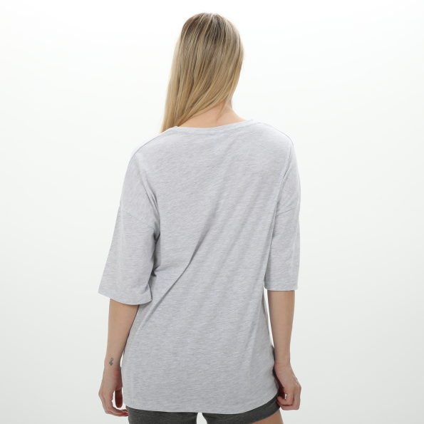 Γυναικείο t-shirt BODYTALK 1231-905928-01 γκρι Γυναικεία