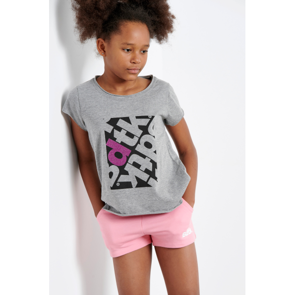 Παιδικό t-shirt BODYTALK 1201-702028-01 γκρι