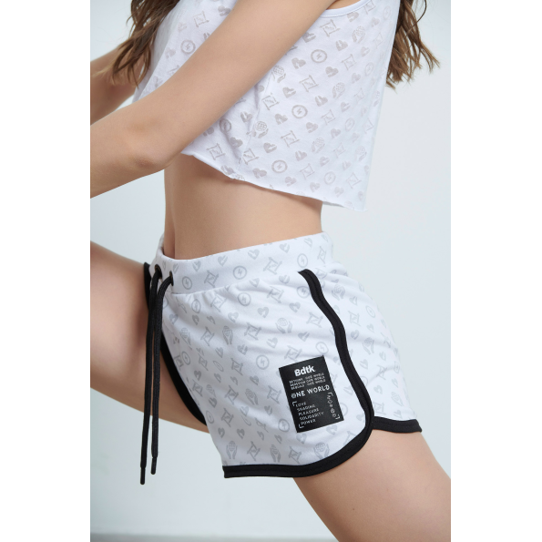 Γυναικείο σορτς BODYTALK 1221-907905 λευκό Γυναικεία