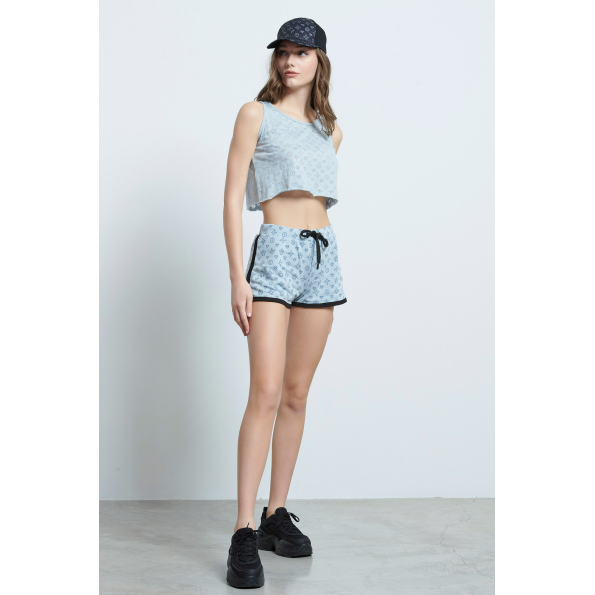 Γυναικείο σορτς BODYTALK 1221-907905 γαλάζιο Γυναικεία