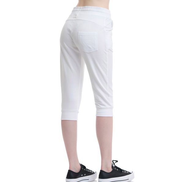 Γυναικείο κάπρι παντελόνι φόρμας BODYTALK 1211-900109 λευκό Γυναικεία
