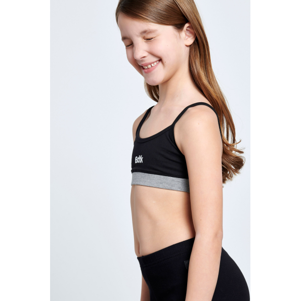 Παιδικό αθλητικό μπουστάκι BODYTALK 1211-701024 μαύρο
