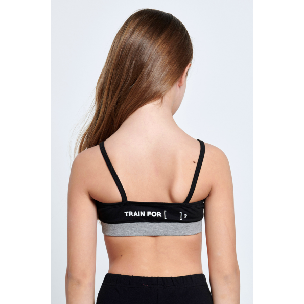 Παιδικό αθλητικό μπουστάκι BODYTALK 1211-701024 μαύρο
