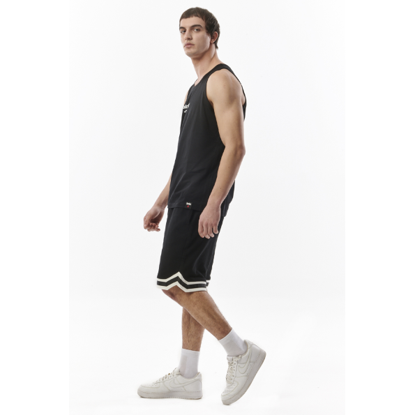 Ανδρική αμάνικη μπλούζα BODY ACTION 043304-01 μαύρη Ανδρικά