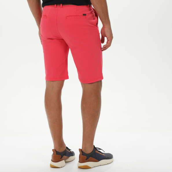 Ανδρική chino βερμούδα με ζώνη DORS 2130001.C05 κοραλί Ανδρικά