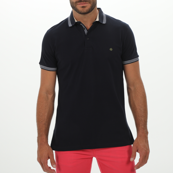 Ανδρική polo μπλούζα DORS 1134010.C03 μπλε
