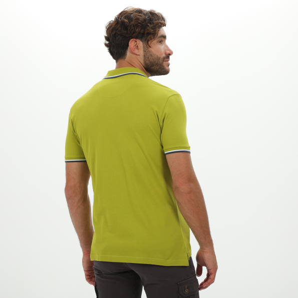 Ανδρική κοντομάνικη polo μπλούζα DORS 1134011.C03 πράσινη Ανδρικά