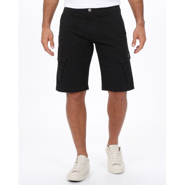 Ανδρική cargo βερμούδα VAN HIPSTER 72246 μαύρη