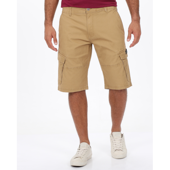 Ανδρική cargo βερμούδα VAN HIPSTER 72246 μπεζ