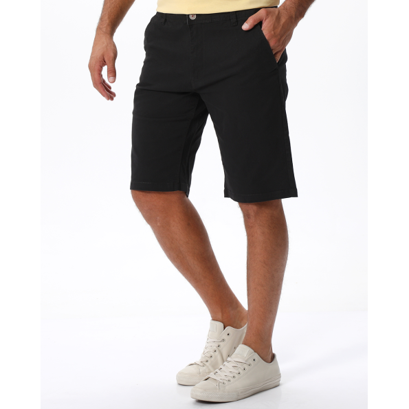 Aνδρική chino βερμούδα VAN HIPSTER 72249 μαύρη Ανδρικά