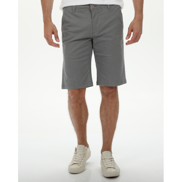 Ανδρική chino βερμούδα VAN HIPSTER 72249 γκρι
