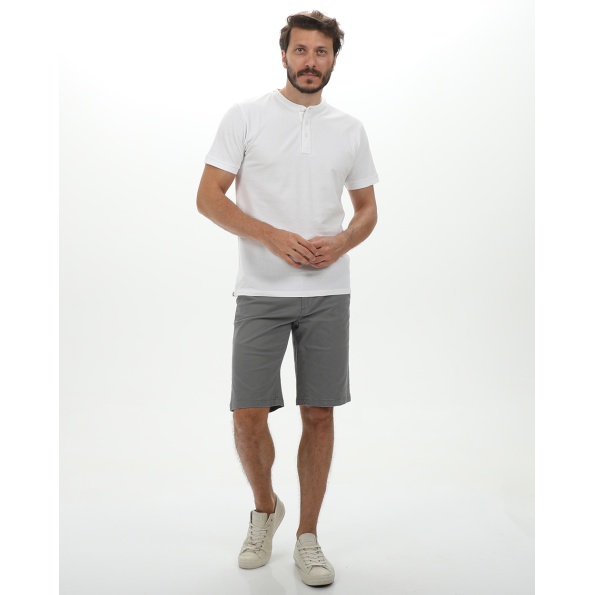 Ανδρική chino βερμούδα VAN HIPSTER 72249 γκρι Ανδρικά