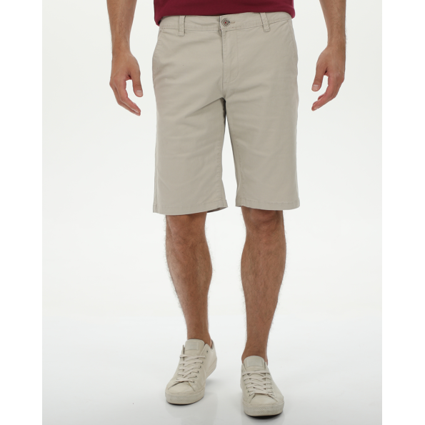 Ανδρική chino βερμούδα VAN HIPSTER 72249 μπεζ