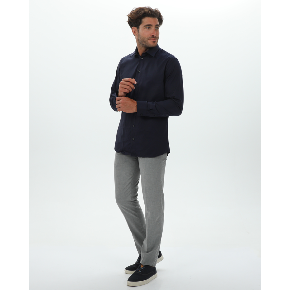 Ανδρικό formal παντελόνι DORS 2026013.C1 γκρι Ανδρικά