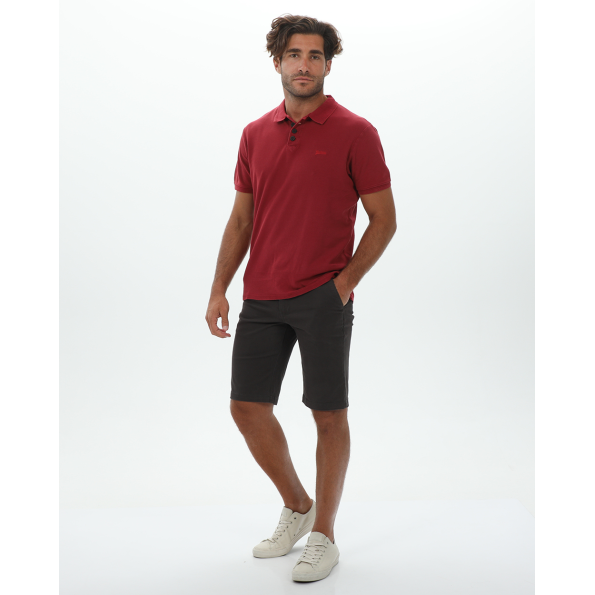Ανδρική chino βερμούδα DORS 2128001.C08 ανθρακί Ανδρικά