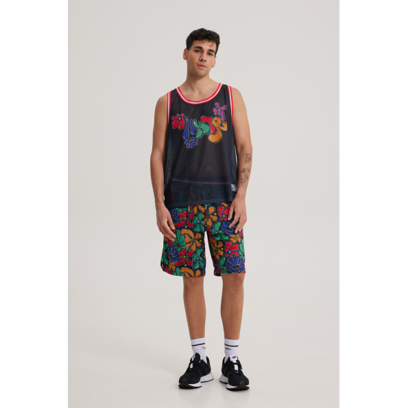Ανδρική αμάνικη μπλούζα BLUE HUNTER 001020200 JERSEY TANK μαύρη Ανδρικά