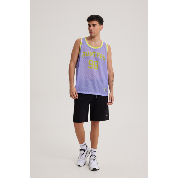 Ανδρική αμάνικη μπλούζα BLUE HUNTER 001020214 JERSEY TANK μοβ Ανδρικά