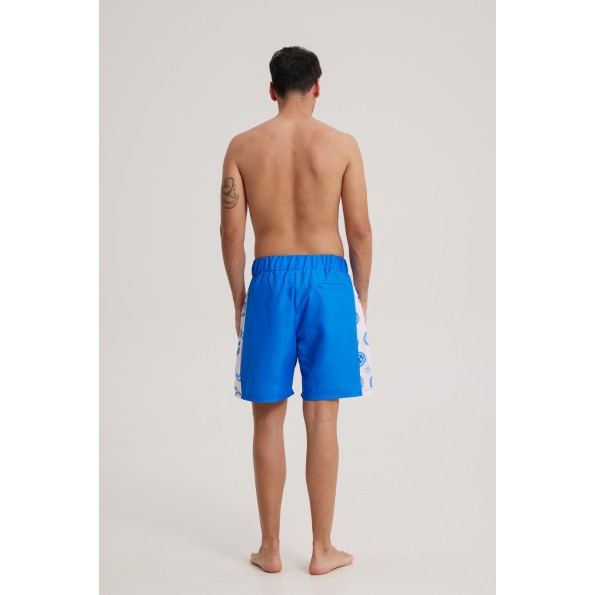 Ανδρικό μαγιό σορτς BLUE HUNTER 001250200 BANDANA TRUNK μπλε Ανδρικά