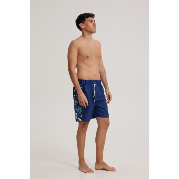 Ανδρικό μαγιό σορτς BLUE HUNTER 001250300 GARDEN TRUNK μπλε Ανδρικά