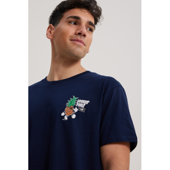 Unisex t-shirt BLUE HUNTER 003010108 LOOKING PINE T-SHIRT μπλε Ανδρικά