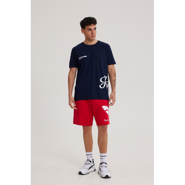 Unisex t-shirt BLUE HUNTER 003010508 HUNTERS CLUB T-SHIRT μπλε
