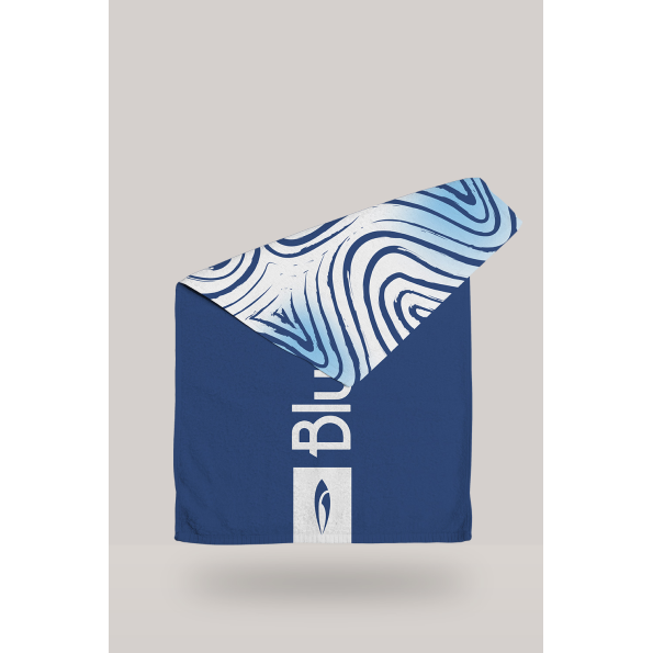 Πετσέτα παραλίας BLUE HUNTER 003450600 TOWEL WAVES μπλε