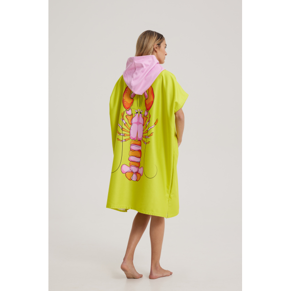 Unisex πόντσο παραλίας BLUE HUNTER 003430500 PONCHO LOBSTER πράσινο Ανδρικά