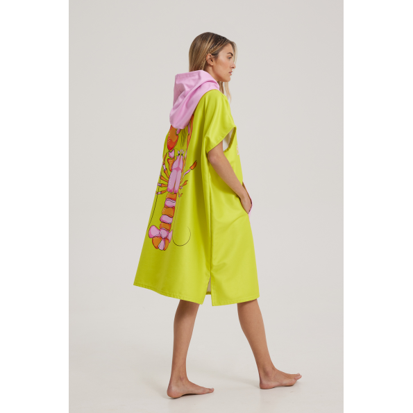 Unisex πόντσο παραλίας BLUE HUNTER 003430500 PONCHO LOBSTER πράσινο Ανδρικά