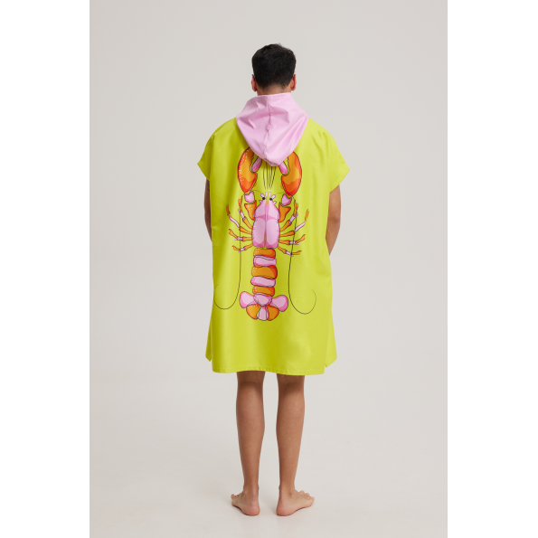 Unisex πόντσο παραλίας BLUE HUNTER 003430500 PONCHO LOBSTER πράσινο Ανδρικά