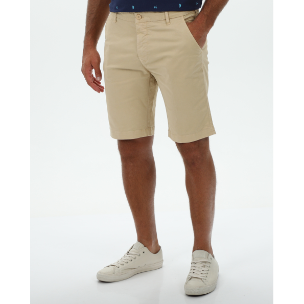 Ανδρική chino βερμούδα STAFF JEANS 5-858.217.9.047 Dylan μπεζ Ανδρικά