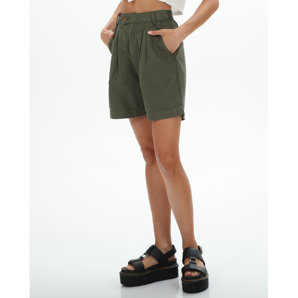 Γυναικείο σορτς STAFF JEANS 5-911.162.9.047 Ralita χακί Γυναικεία