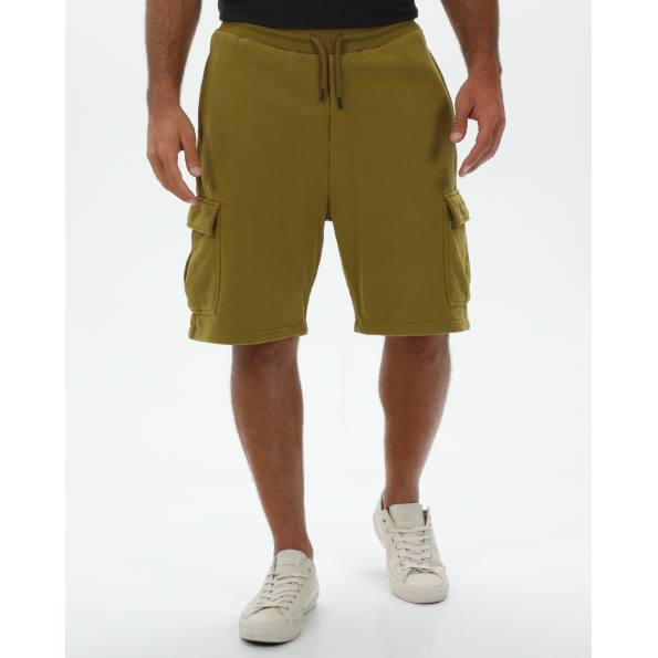 Ανδρική αθλητική βερμούδα STAFF JEANS 60-104.047 CREED χακί