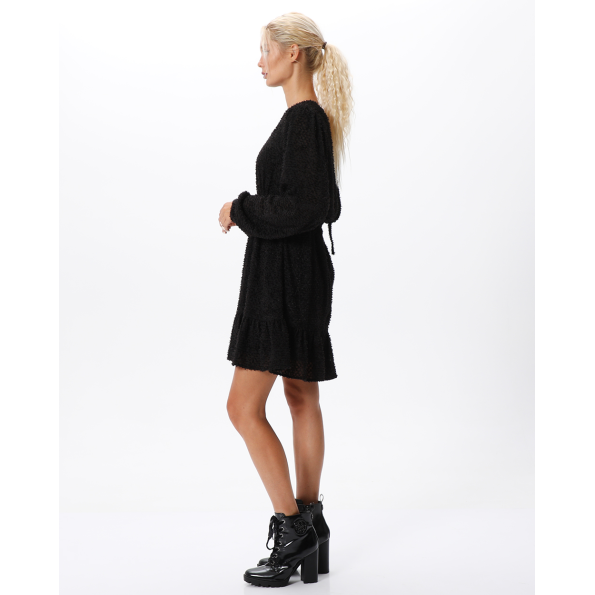 Γυναικείο mini φόρεμα ALE 8917958  μαύρο Γυναικεία